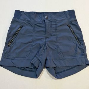 Athleta Blue Cuffed Shorts Size 2